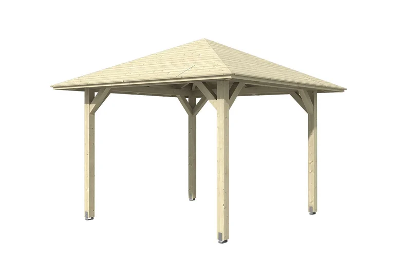 Skan Holz Pavillon Modell Cannes