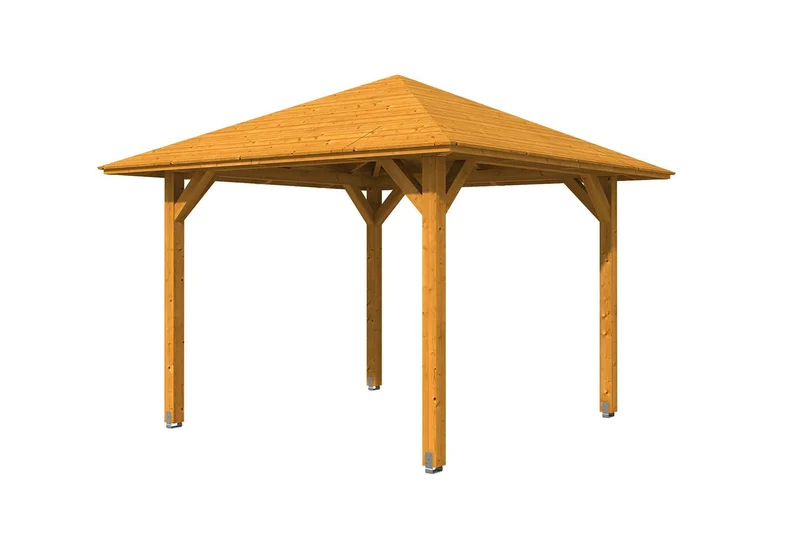 Skan Holz Pavillon Modell Cannes