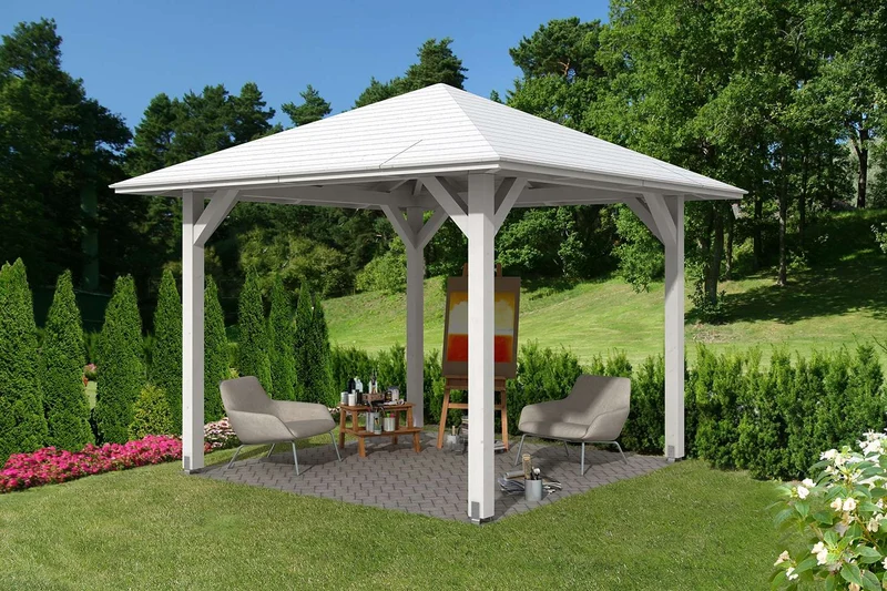 Skan Holz Pavillon Modell Cannes