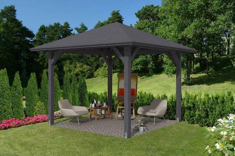 Skan Holz Pavillon Modell Cannes