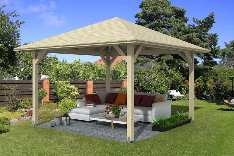 Skan Holz Pavillon Modell Cannes