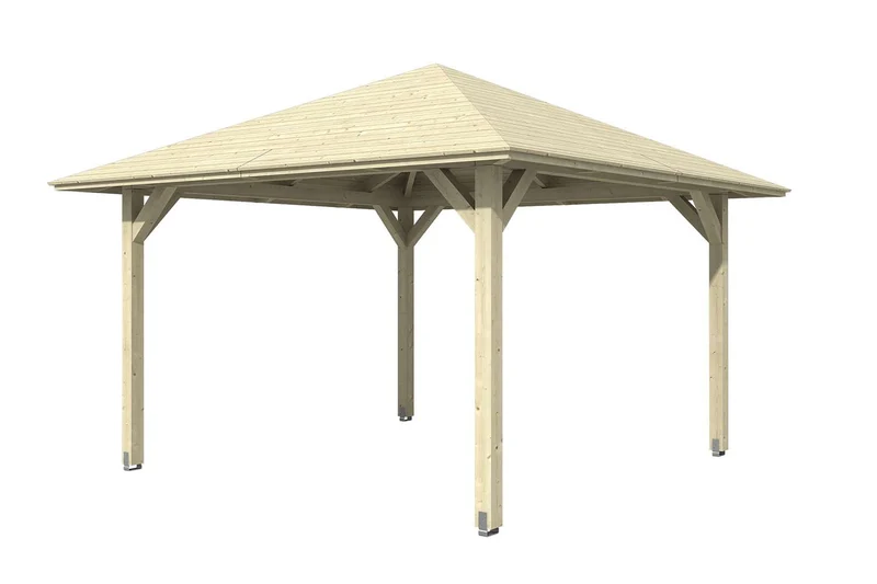 Skan Holz Pavillon Modell Cannes