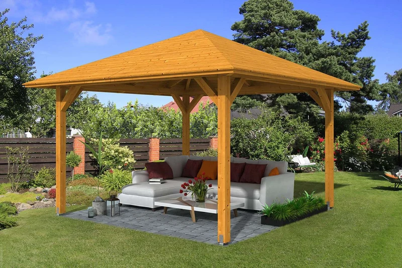 Skan Holz Pavillon Modell Cannes
