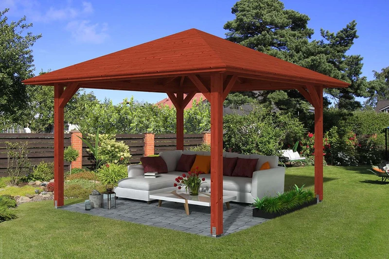 Skan Holz Pavillon Modell Cannes
