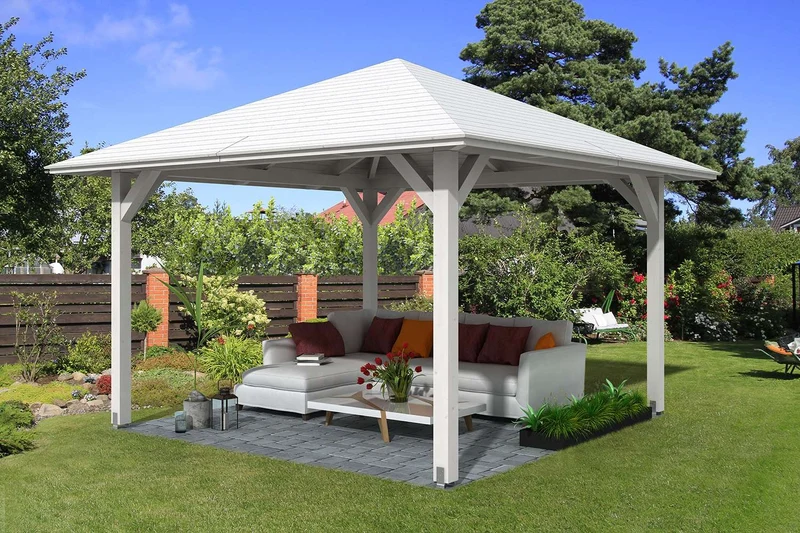 Skan Holz Pavillon Modell Cannes