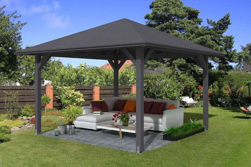 Skan Holz Pavillon Modell Cannes