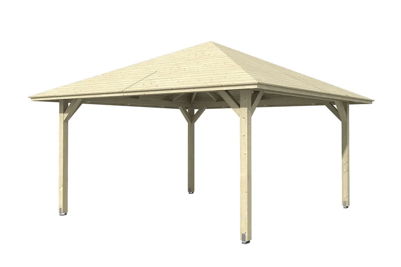 Skan Holz Pavillon Modell Cannes
