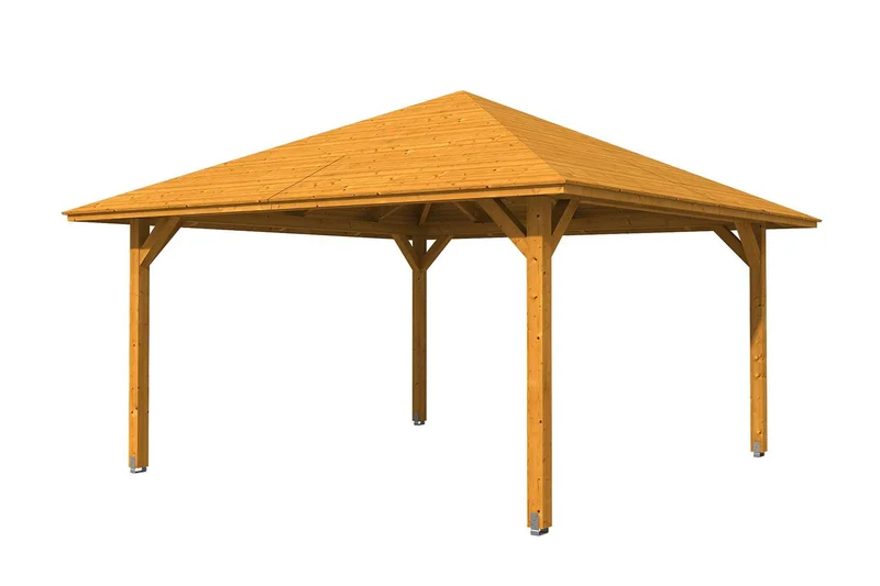 Skan Holz Pavillon Modell Cannes
