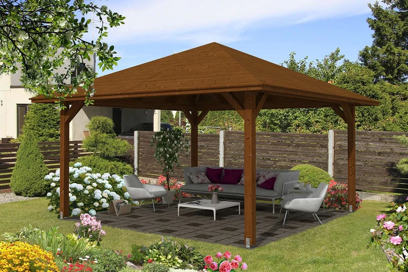 Skan Holz Pavillon Modell Cannes