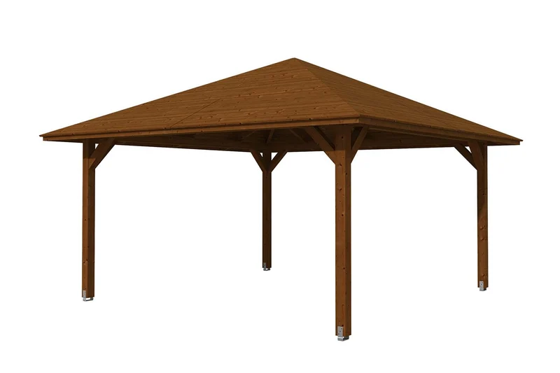 Skan Holz Pavillon Modell Cannes