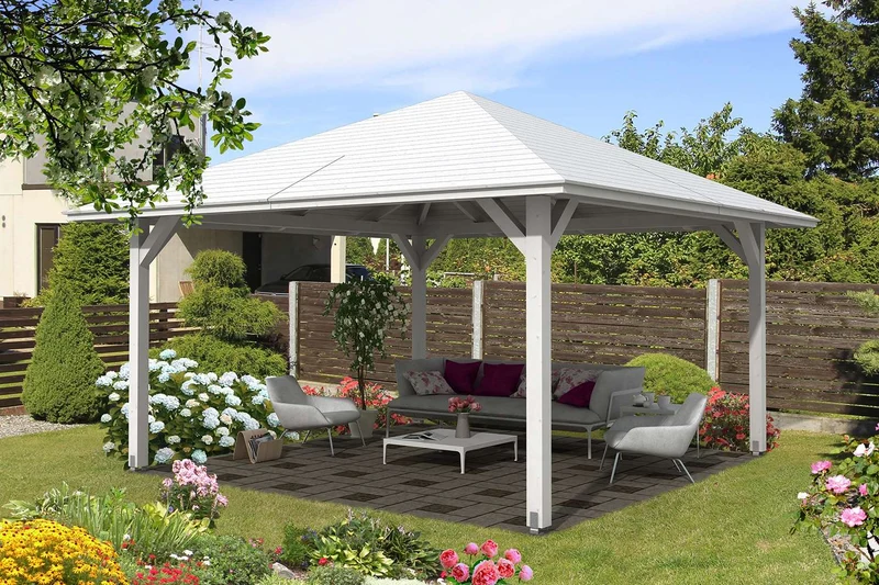 Skan Holz Pavillon Modell Cannes