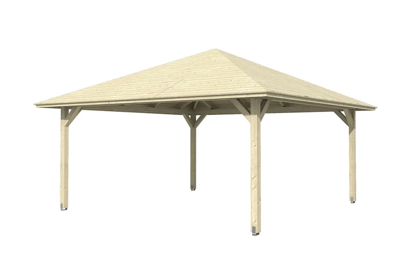 Skan Holz Pavillon Modell Cannes