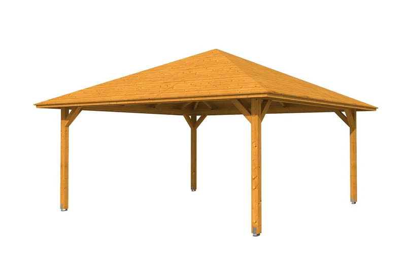 Skan Holz Pavillon Modell Cannes