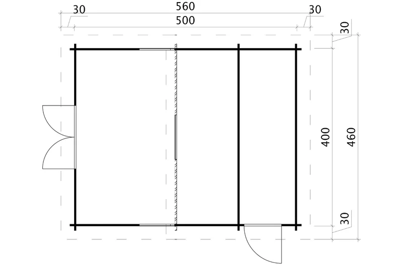 Casa Lignea Gartenhaus Modell Scandic XL Iso