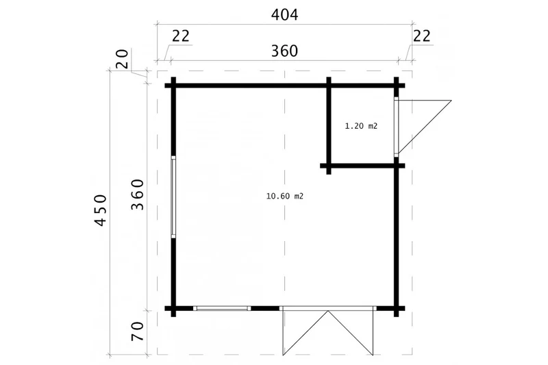 Casa Lignea Gartenhaus Modell Verus