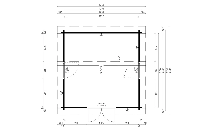 Casa Lignea Gartenhaus Modell Scandic