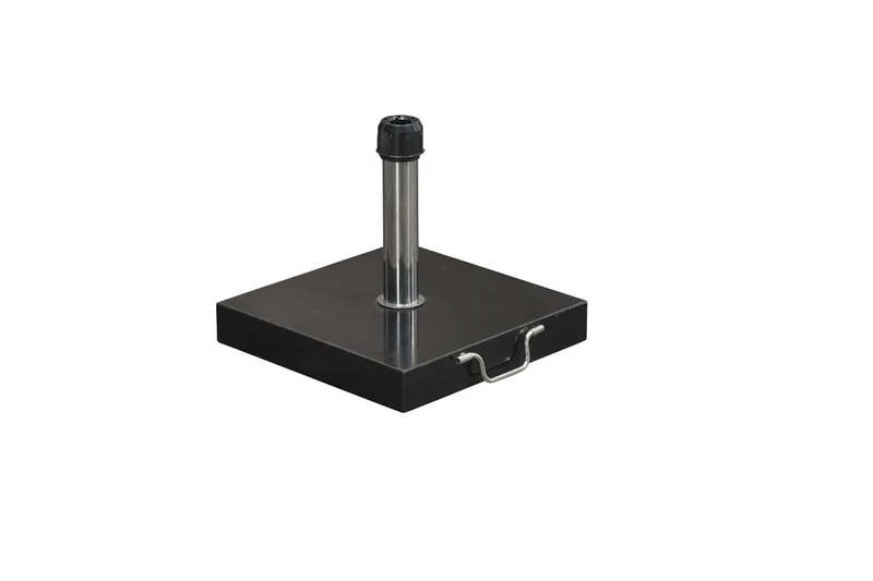 Cosmo granieten parasolvoet - 60 kg - zwart gepolijst