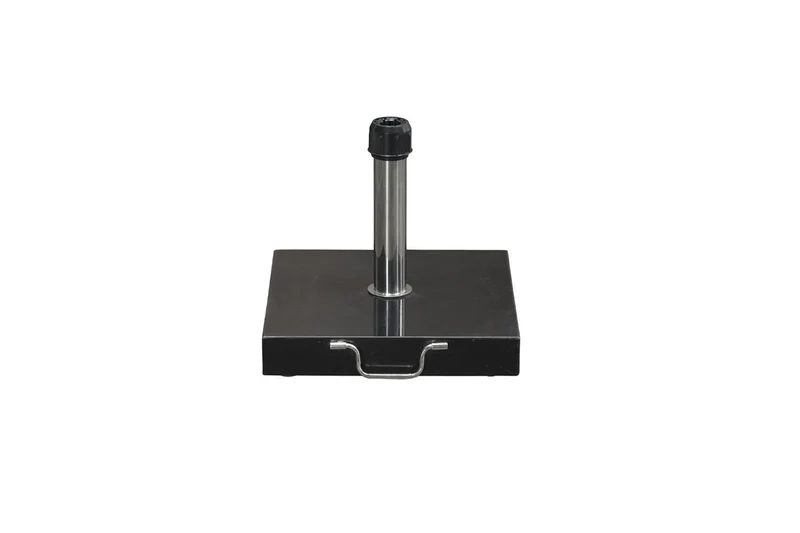 Cosmo granieten parasolvoet - 40 kg - zwart gepolijst