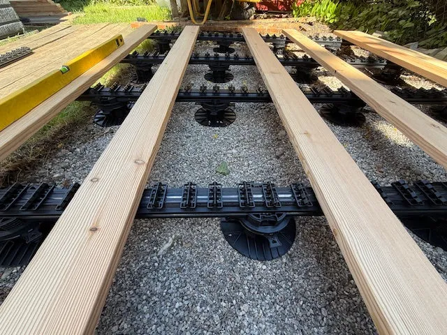 Lärche Riftschnitt 120mm Holzterrassen verdeckt montiert ohne Schrauben