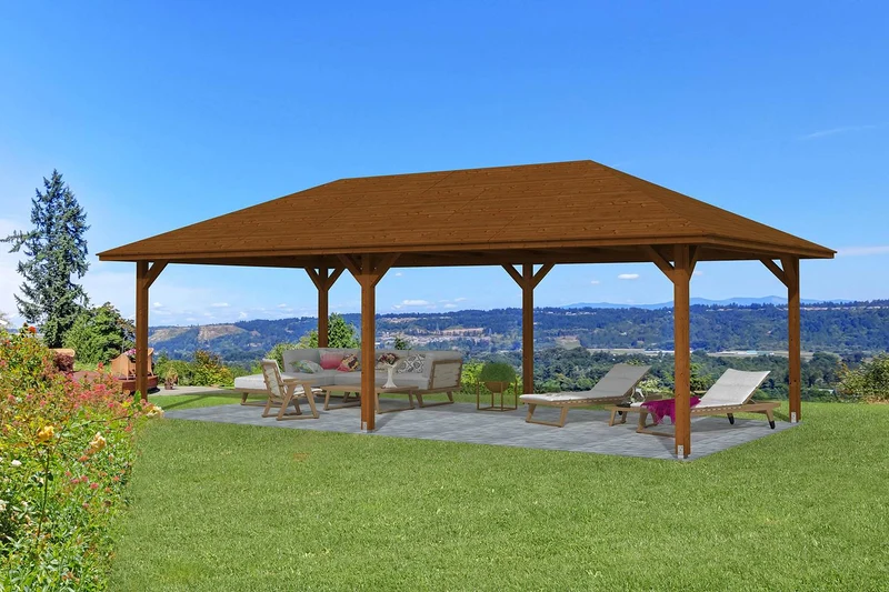 Skan Holz Pavillon Modell Orleans