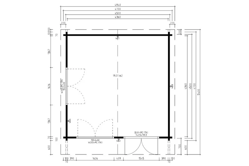Casa Lignea Gartenhaus Modell Marne