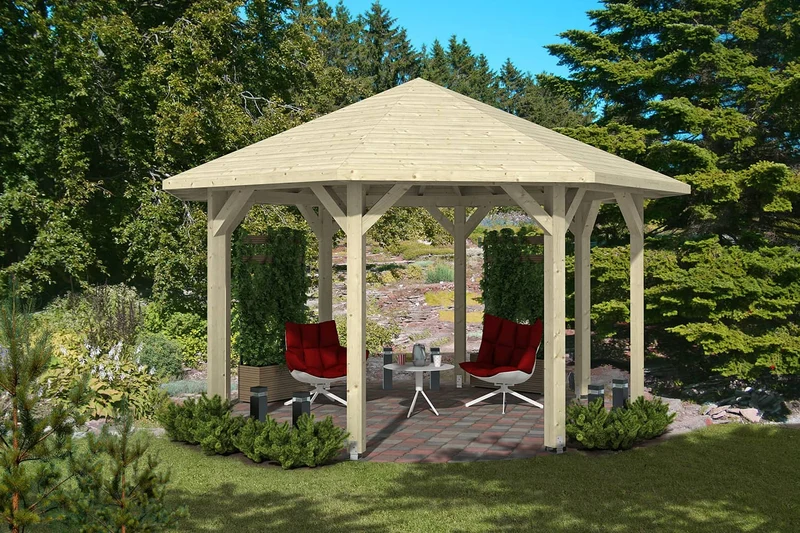 Skan Holz Pavillon Modell Nice
