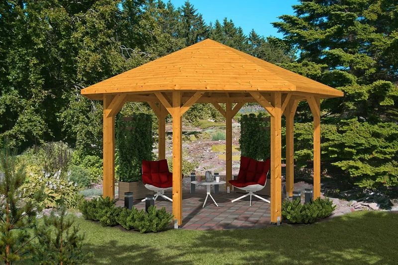 Skan Holz Pavillon Modell Nice