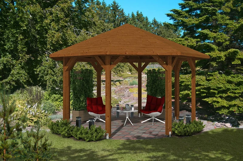 Skan Holz Pavillon Modell Nice