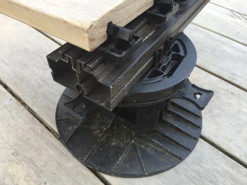 Alu Unterkonstruktion Holzterrasse alle Aufbauhöhen