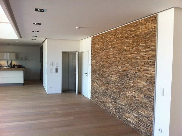 Holz Wandverkleidung Teak 3D Paneele