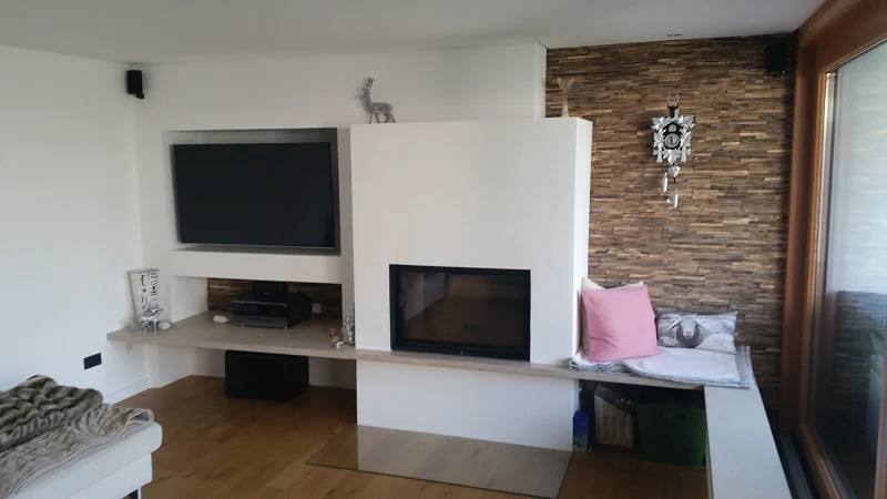 Holz Wandverkleidung Teak 3D Paneele