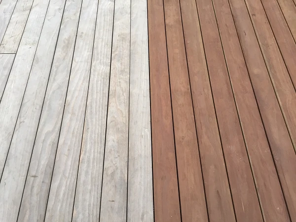 Kebony clear Terrassendiele Holzterrasse selber montieren Bausatz 119 x 21mm