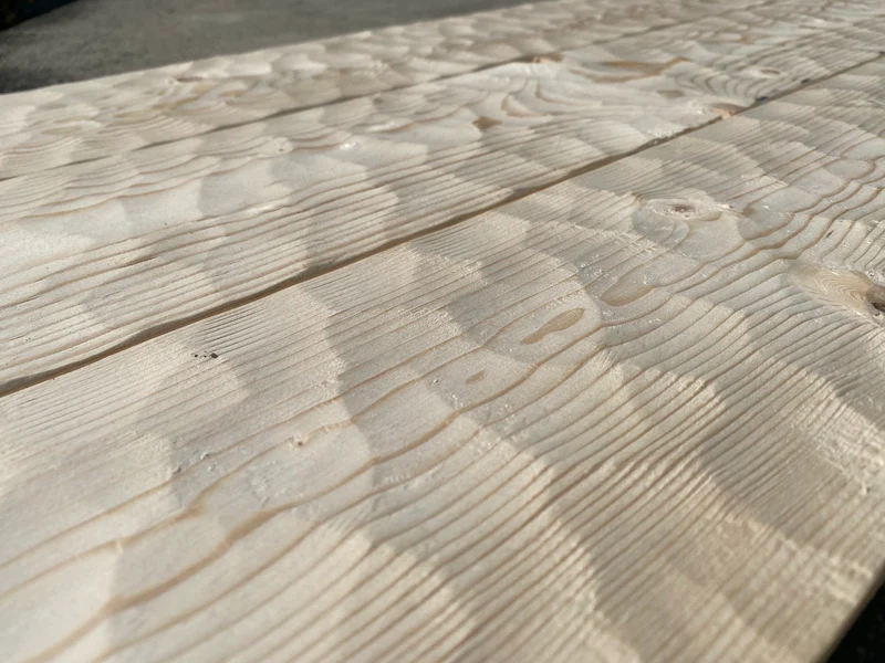 U Balken Fichte gehackt (wellig) Wave 140 x 70mm