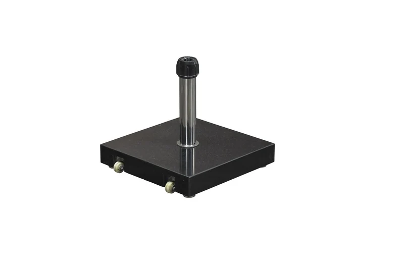 Einstein granieten parasolvoet - 40 kg - zwart gepolijst