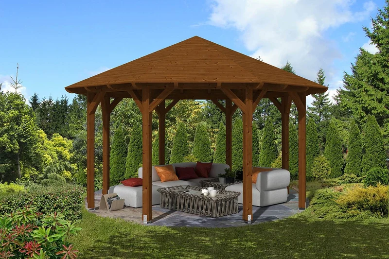 Skan Holz Pavillon Modell Lyon
