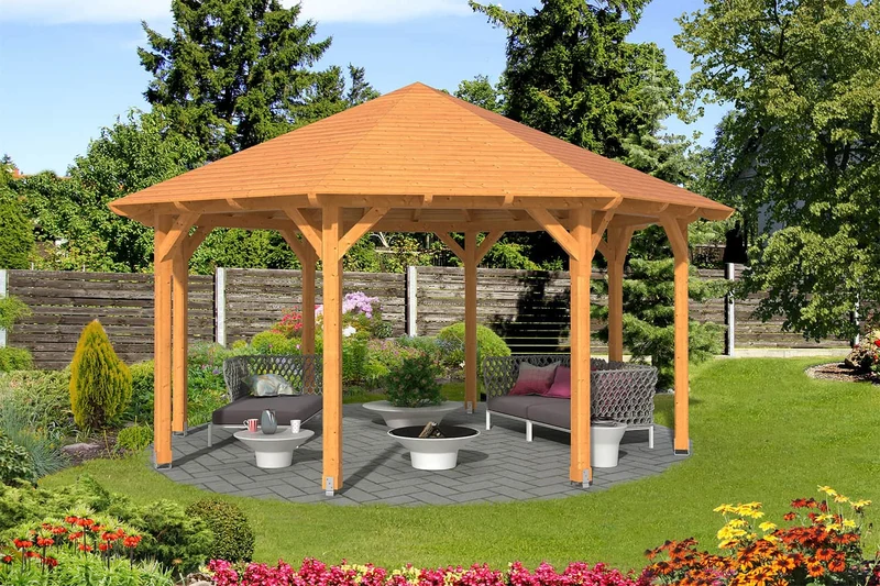 Skan Holz Pavillon Modell Lyon