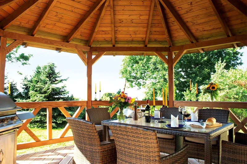 Skan Holz Pavillon Modell Lyon