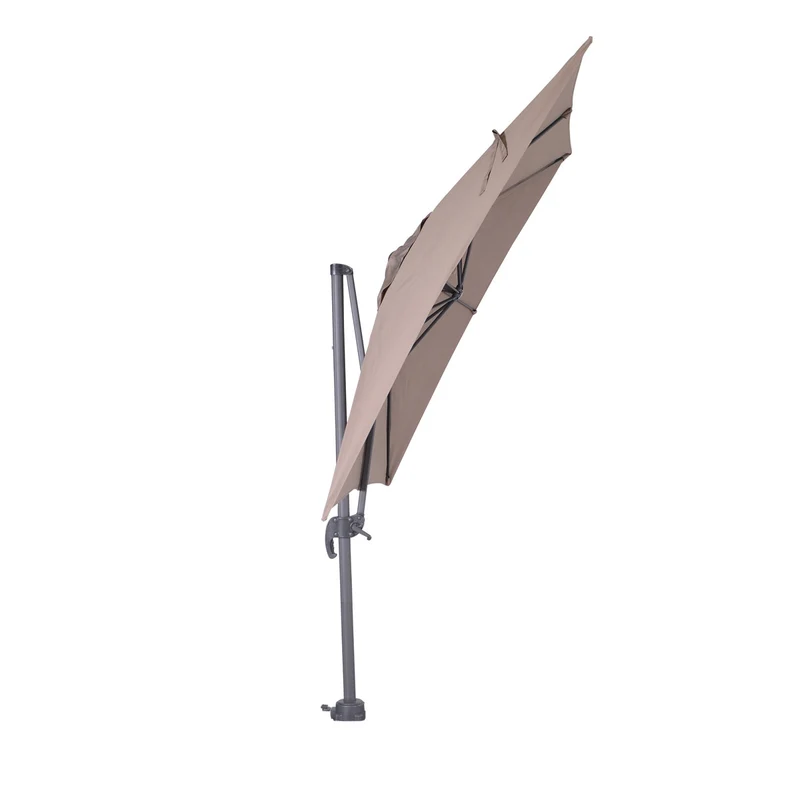 Hawaii parasol S - 250x250 cm - carbon black - taupe