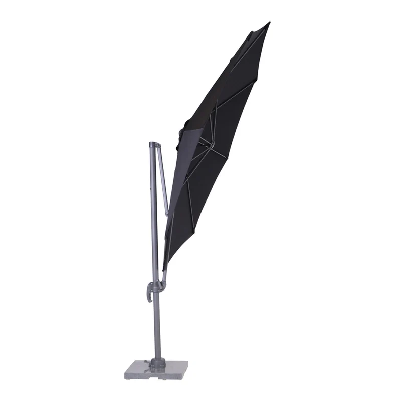 Hawaii parasol S - Ø300 cm - carbon black - zwart