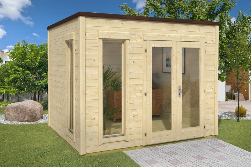 Casa Lignea Gartenhaus Modell Cubus Atticus