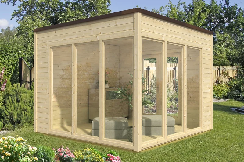 Casa Lignea Gartenhaus Modell Cubus Candela