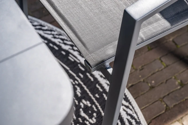 5-delige tuinset - 4 Cosmo natural stoelen - Douglas tuintafel - Garden Impressions