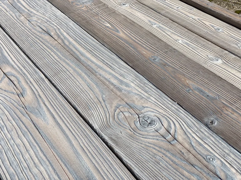 Hochbeet Holz grau