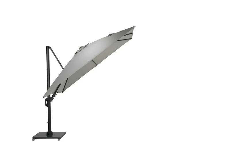 Hawaii Deluxe parasol - 300x300 cm - carbon black - royal zand