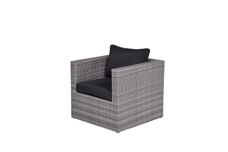 Garden Impressions Montana lounge fauteuil - organic grey - dark antraciet