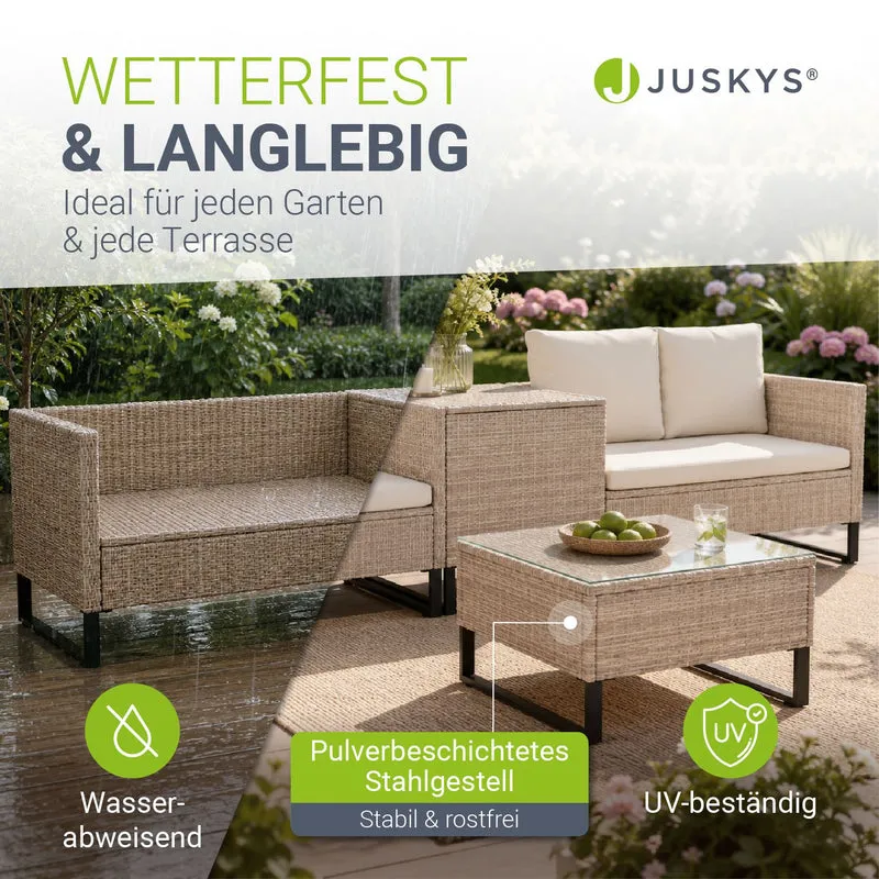 Gartenlounge für 4 Personen Santorini