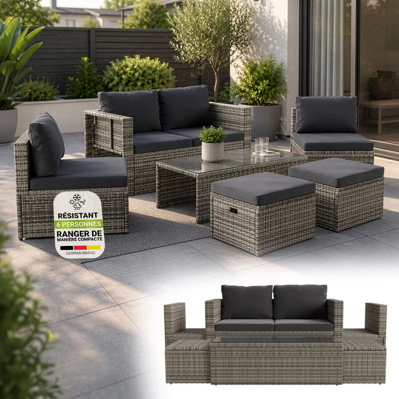 Polyrattan Lounge Salou