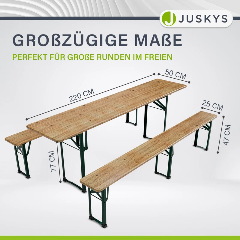 Bierzeltgarnitur Passau 220 cm