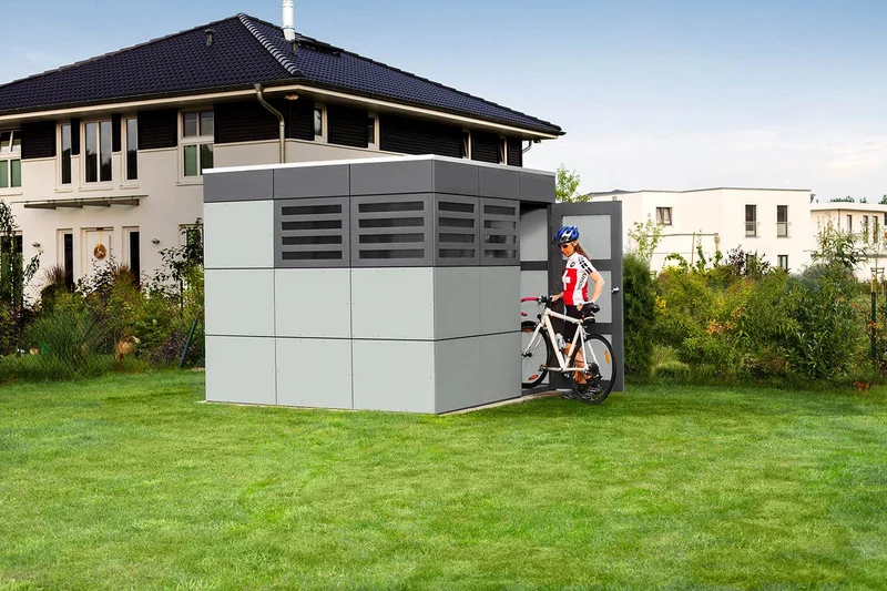 Skan Holz Gerätehaus Crosscube Modell Sydney