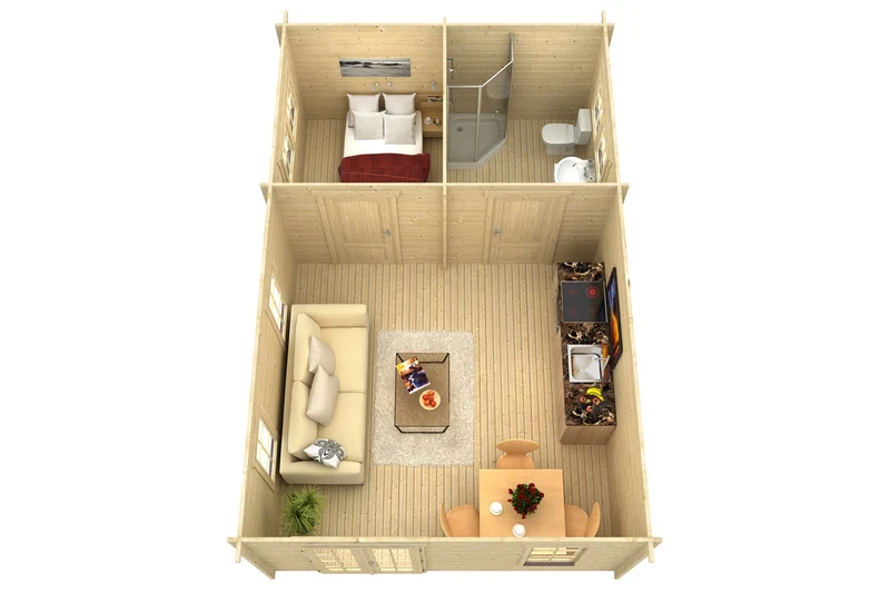 Skan Holz Ferienhaus Modell Toronto 4